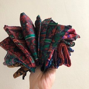 100% silk square scarves